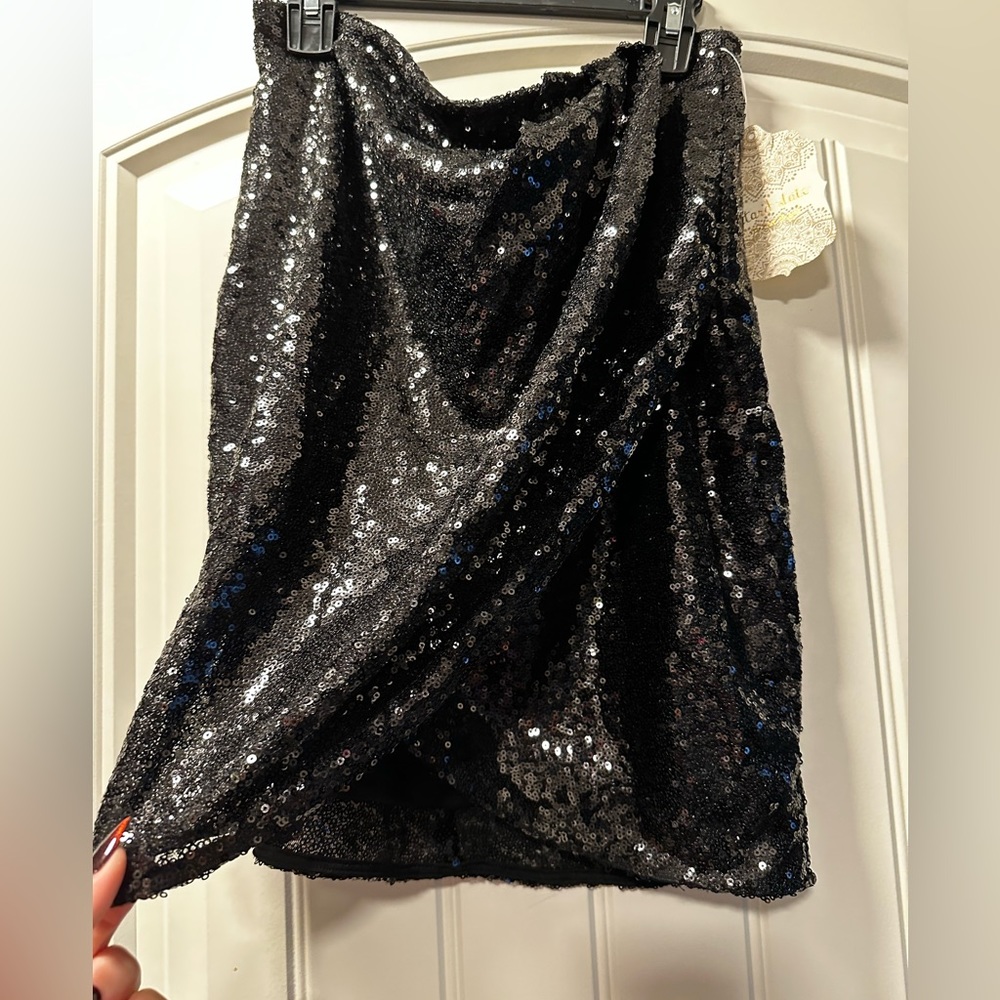 Altar’d State Sequins Mini Skirt